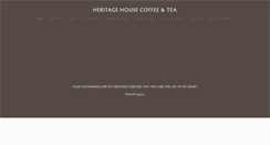 Desktop Screenshot of heritagehousecoffee.com